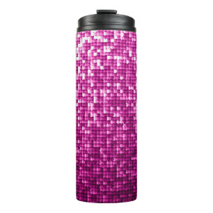 Bouteilles Isothermes Paillettes roses brillantes