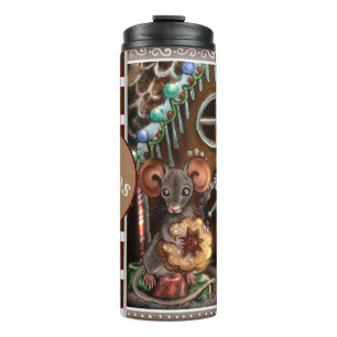 Bouteilles Isothermes Pain d'épices Souris doux Noël