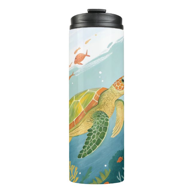 Bouteilles Isothermes Painting Turtle (Devant)