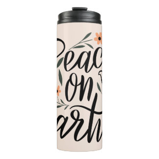Bouteilles Isothermes Paix sur Terre Design Floral