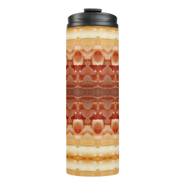 Bouteilles Isothermes Pale Peachy Ikat 8 (Devant)