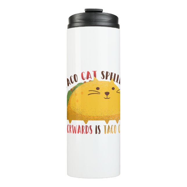 Bouteilles Isothermes Palindrome de Taco Cat (Devant)