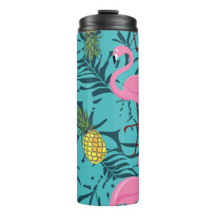 Bouteilles Isothermes Palme de Flamants roses roses : Exotic Hawaii