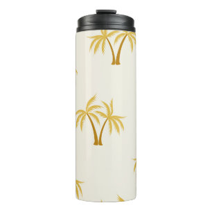 Bouteilles Isothermes Palmiers d'or : Textile Tropical.