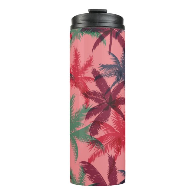 Bouteilles Isothermes Palmiers sans couture motif (Devant)