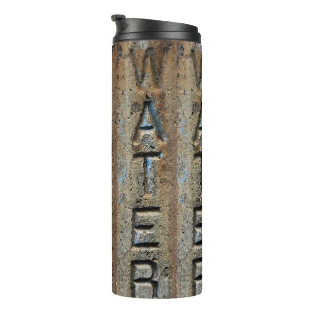 Bouteilles Isothermes Panneau d'eau rustique (Tourné sur la droite)