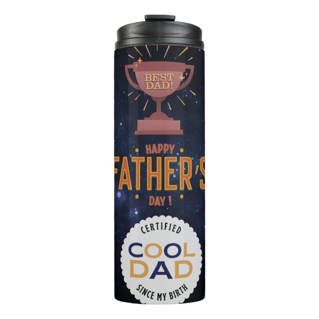 Bouteilles Isothermes Papa Cool certifié (Devant)