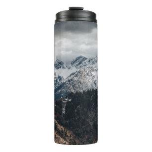 BOUTEILLES ISOTHERMES PAPIER DE LA GAMME DE MONTAGNES DE NEIGE