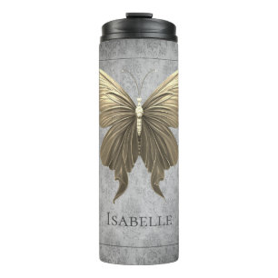 Bouteilles Isothermes Papillon à bijoux en or