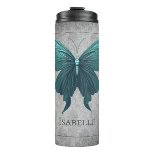 Bouteilles Isothermes Papillon à bijoux turquoise