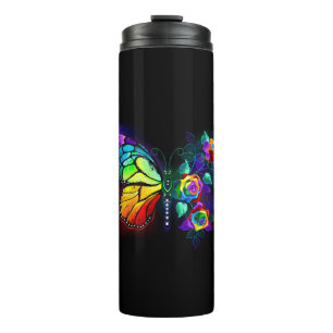 Bouteilles Isothermes Papillon arc-en-ciel