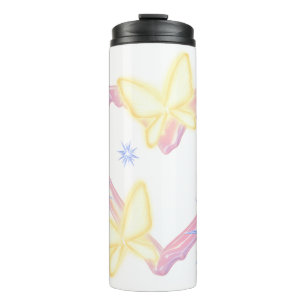 Bouteilles Isothermes Papillon de rêve et gobelet de voyage Cœur