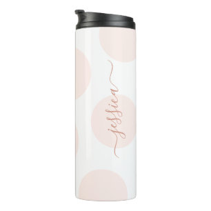 Bouteilles Isothermes Paquet rose pâle point simple T thermique personna