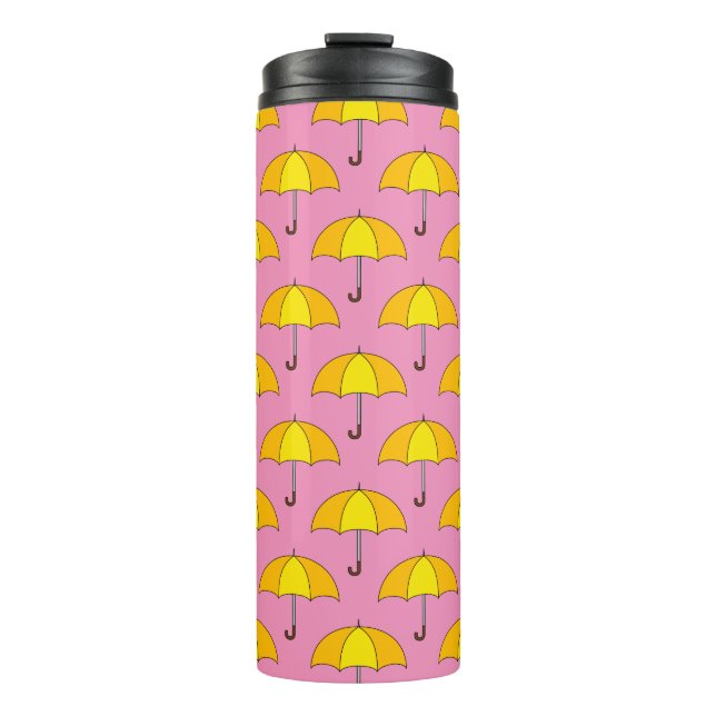 Bouteilles Isothermes Parapluie jaune (Devant)