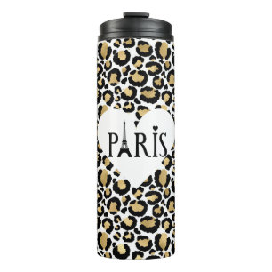 Bouteilles Isothermes Paris Gold Leopard