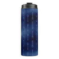 Parties scintillant bleue marine Mermaid Trident M