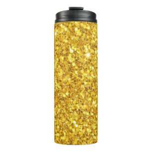 Bouteilles Isothermes Parties scintillant brillante or et blanc