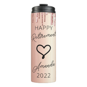 Bouteilles Isothermes Parties scintillant Cadeau De Retraite Personnalis