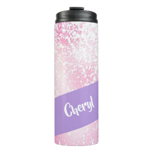 Bouteilles Isothermes Parties scintillant claire violette, rose et blanc