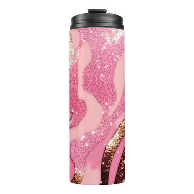 Bouteilles Isothermes Parties scintillant d'Agate Tumbler thermique 12 o (Devant)