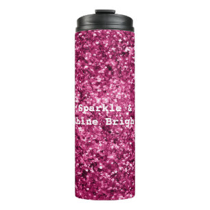 Bouteilles Isothermes Parties scintillant rose étincelle