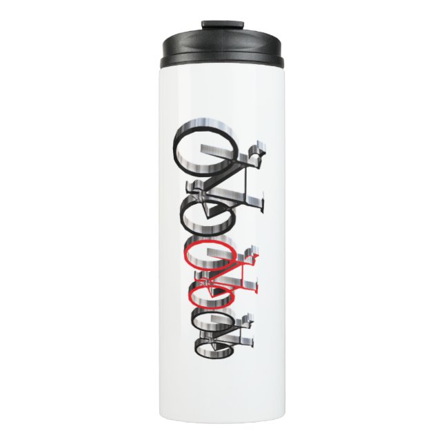 Bouteilles Isothermes Paruline de voyage inspirée du cyclisme 12 oz (Devant)