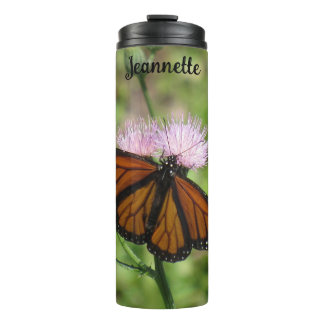 Bouteilles Isothermes Paruline thermale à papillon de Monarque personnal