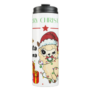 Bouteilles Isothermes Paruline thermale Llama de Noël