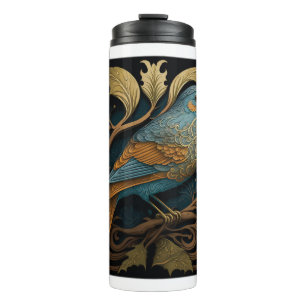 Bouteilles Isothermes Paruline thermale Oiseau Art nouveau