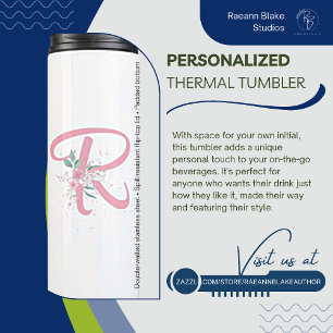 Bouteilles Isothermes Paruline thermale rose personnalisée