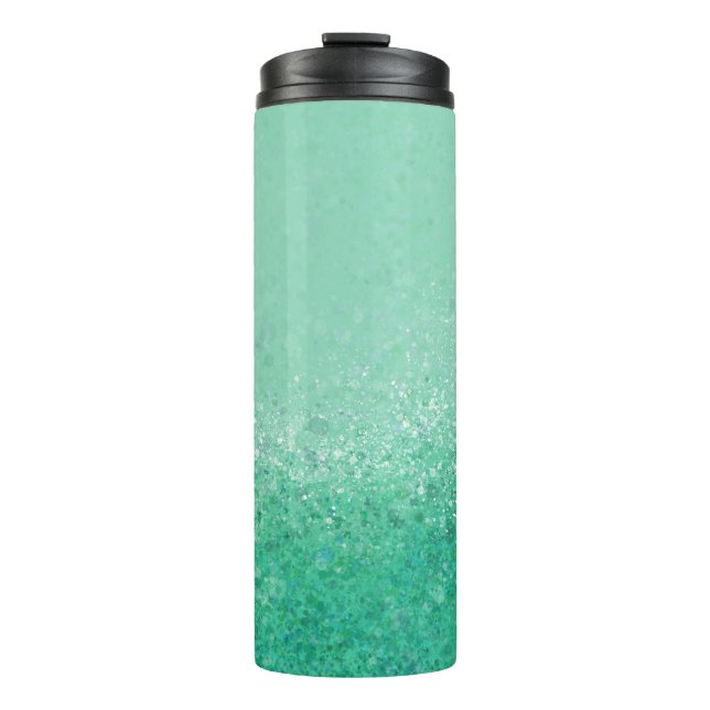 Bouteilles Isothermes Paruline thermique Abstraite Fluorite verte (Devant)
