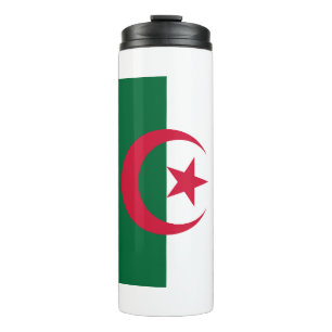 Bouteilles Isothermes Paruline thermique avec drapeau d'Algérie