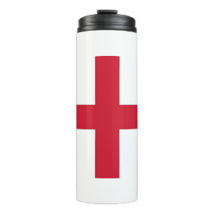 Bouteilles Isothermes Paruline thermique avec drapeau d'Angleterre