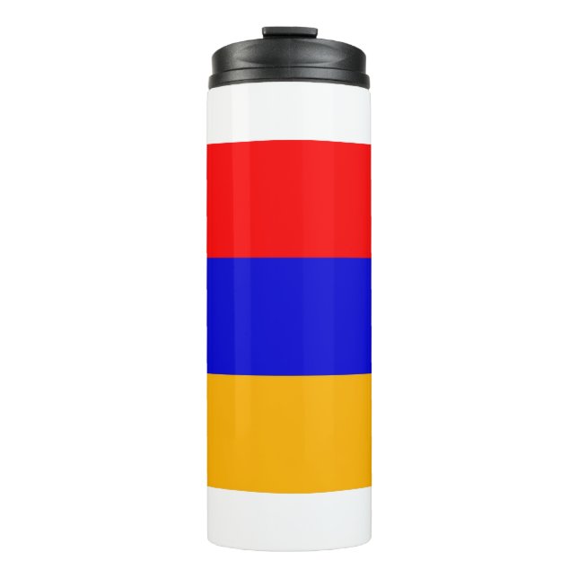 Bouteilles Isothermes Paruline thermique avec drapeau d'Arménie (Devant)