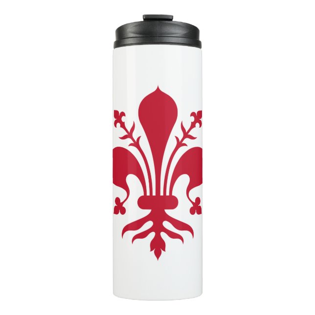 Bouteilles Isothermes Paruline thermique avec drapeau de Florence (Devant)