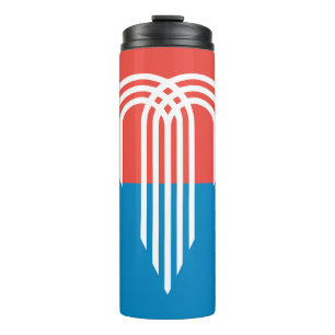 Bouteilles Isothermes Paruline thermique avec drapeau de Kansas City