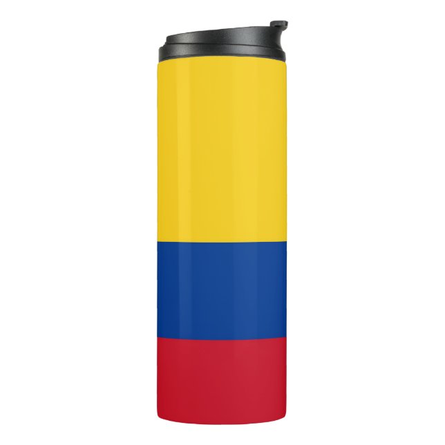 Bouteilles Isothermes Paruline thermique avec drapeau de la Colombie (Tourné sur la gauche)