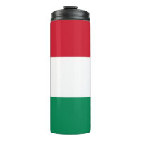 Paruline thermique avec drapeau de la Hongrie