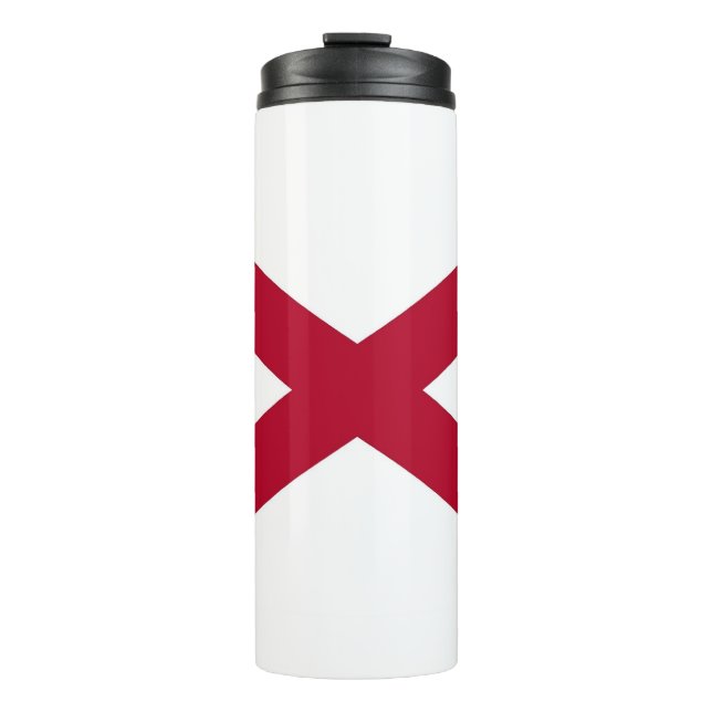 Bouteilles Isothermes Paruline thermique avec drapeau de l'Alabama State (Devant)
