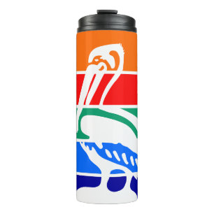 Bouteilles Isothermes Paruline thermique avec drapeau de Saint-Pétersbou