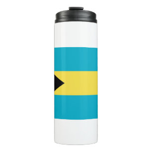 Bouteilles Isothermes Paruline thermique avec drapeau des Bahamas