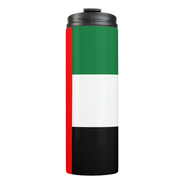 Bouteilles Isothermes Paruline thermique avec drapeau des EAU (Devant)