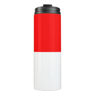 Bouteilles Isothermes Paruline thermique avec drapeau d'Indonésie