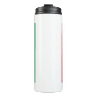 Paruline thermique avec drapeau d'Italie