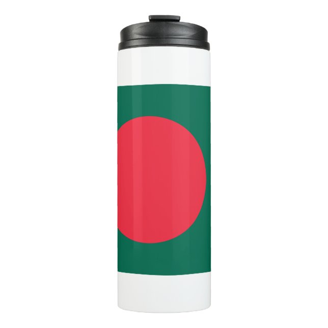 Bouteilles Isothermes Paruline thermique avec drapeau du Bangladesh (Devant)