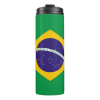 Paruline thermique avec drapeau du Brésil