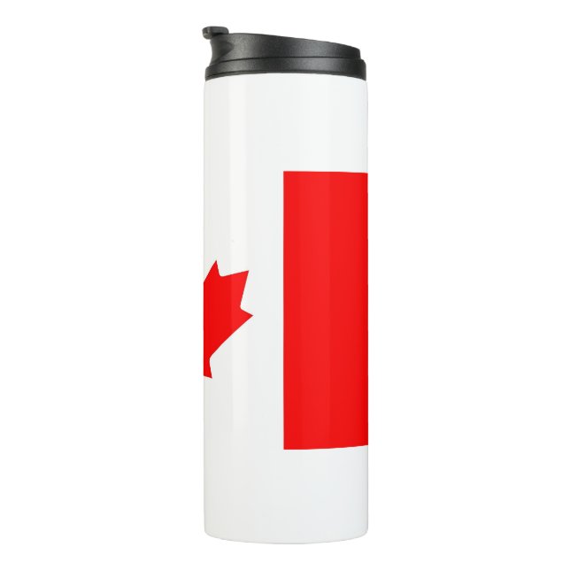 Bouteilles Isothermes Paruline thermique avec drapeau du Canada (Tourné sur la droite)