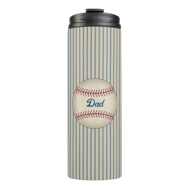 Bouteilles Isothermes Paruline thermique de baseball rétro Papa (Devant)