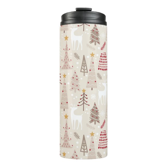 Bouteilles Isothermes Paruline thermique de Noël (Devant)