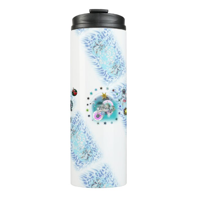 Bouteilles Isothermes Paruline thermique de Noël (Devant)